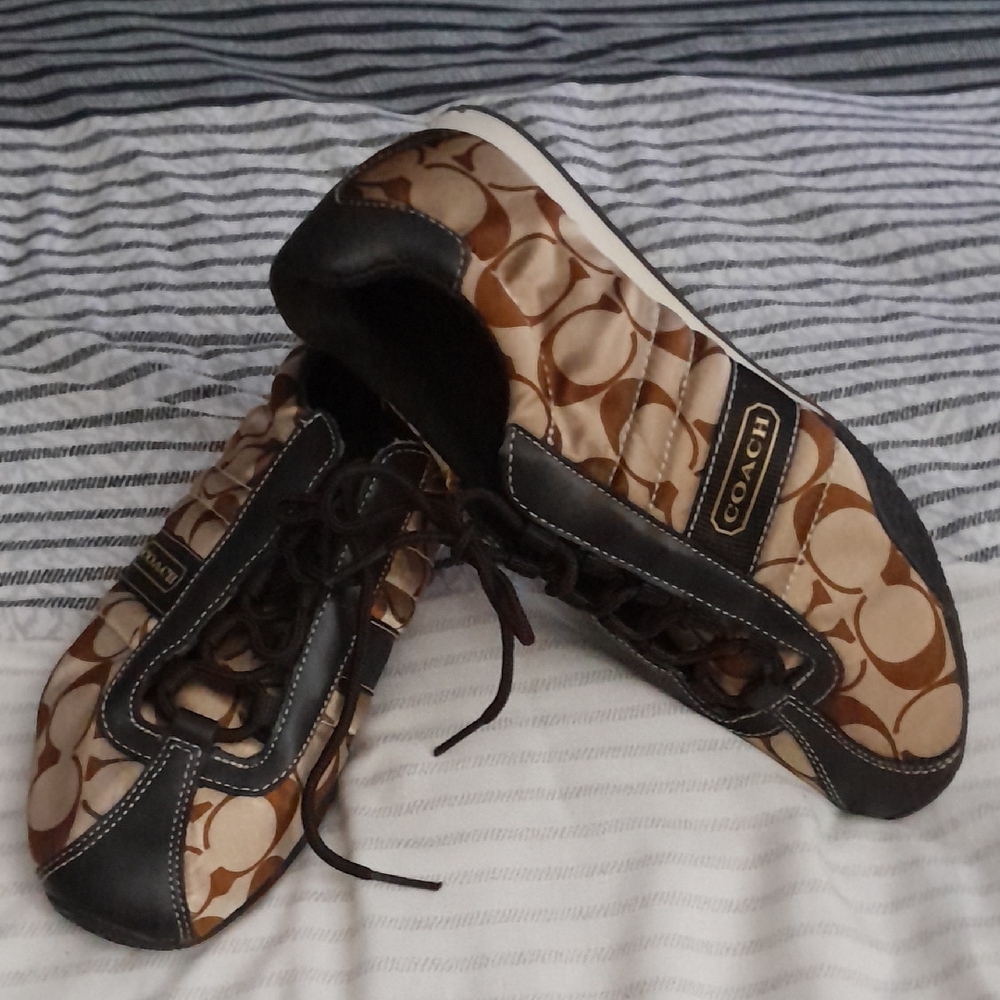Coach Satiny Sneakers Size 8
